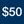 $50.00 GC